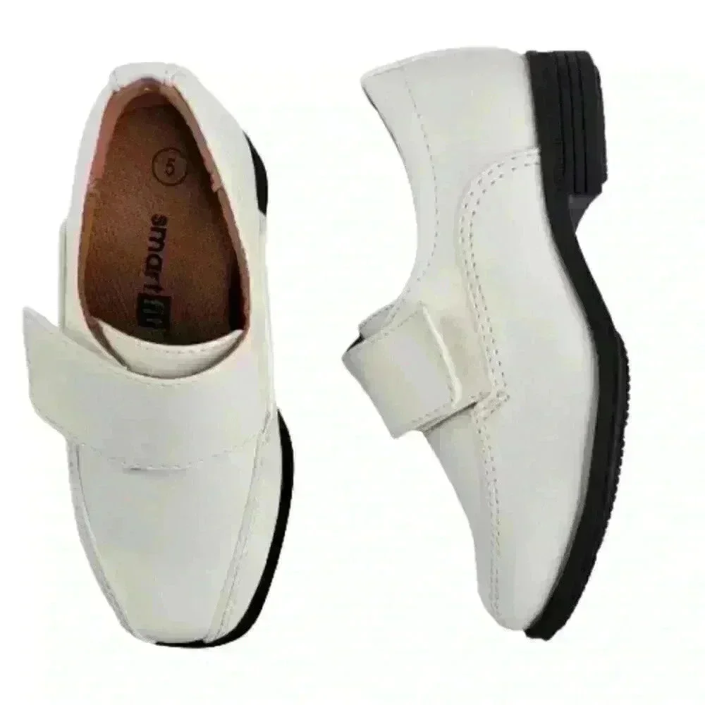 SmartFit Boys' Toddler Grant Strap Slip-On Dress Shoe Boy'